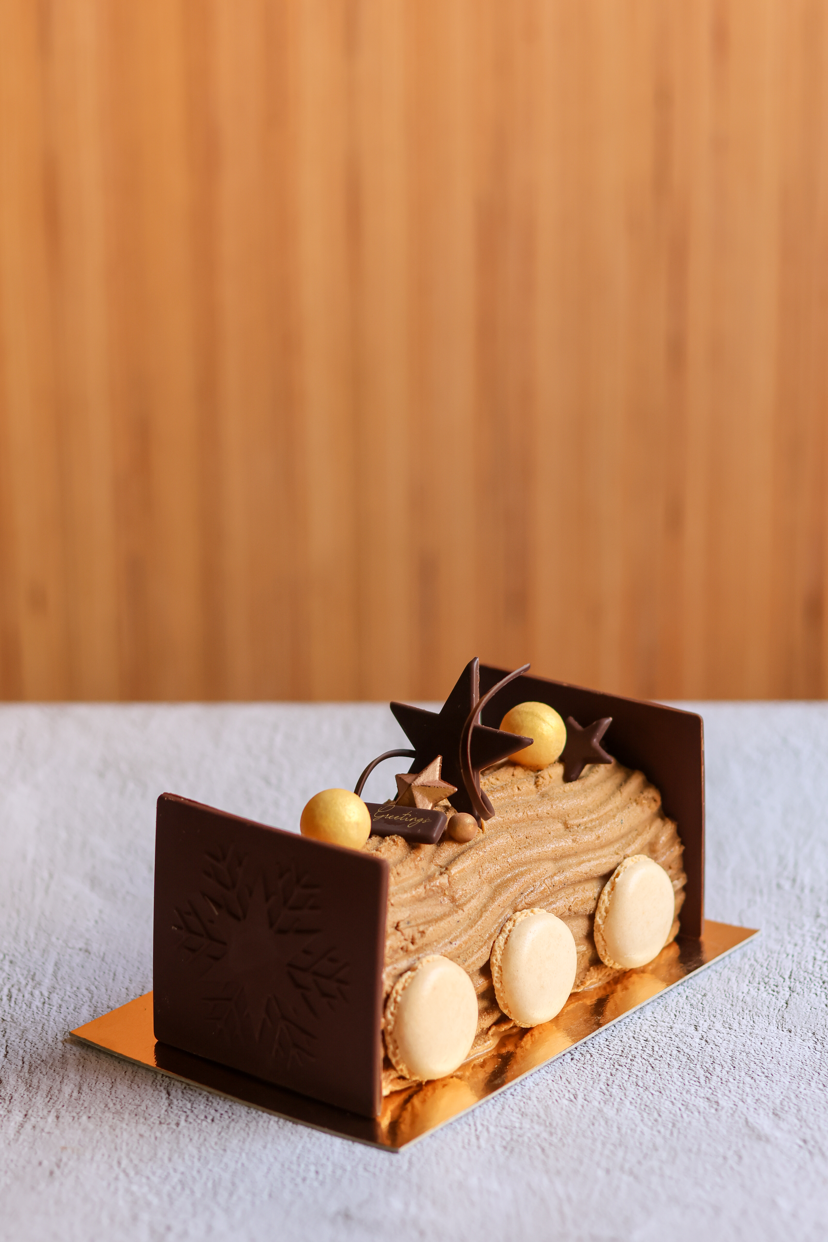 Bûche glacée chocolat