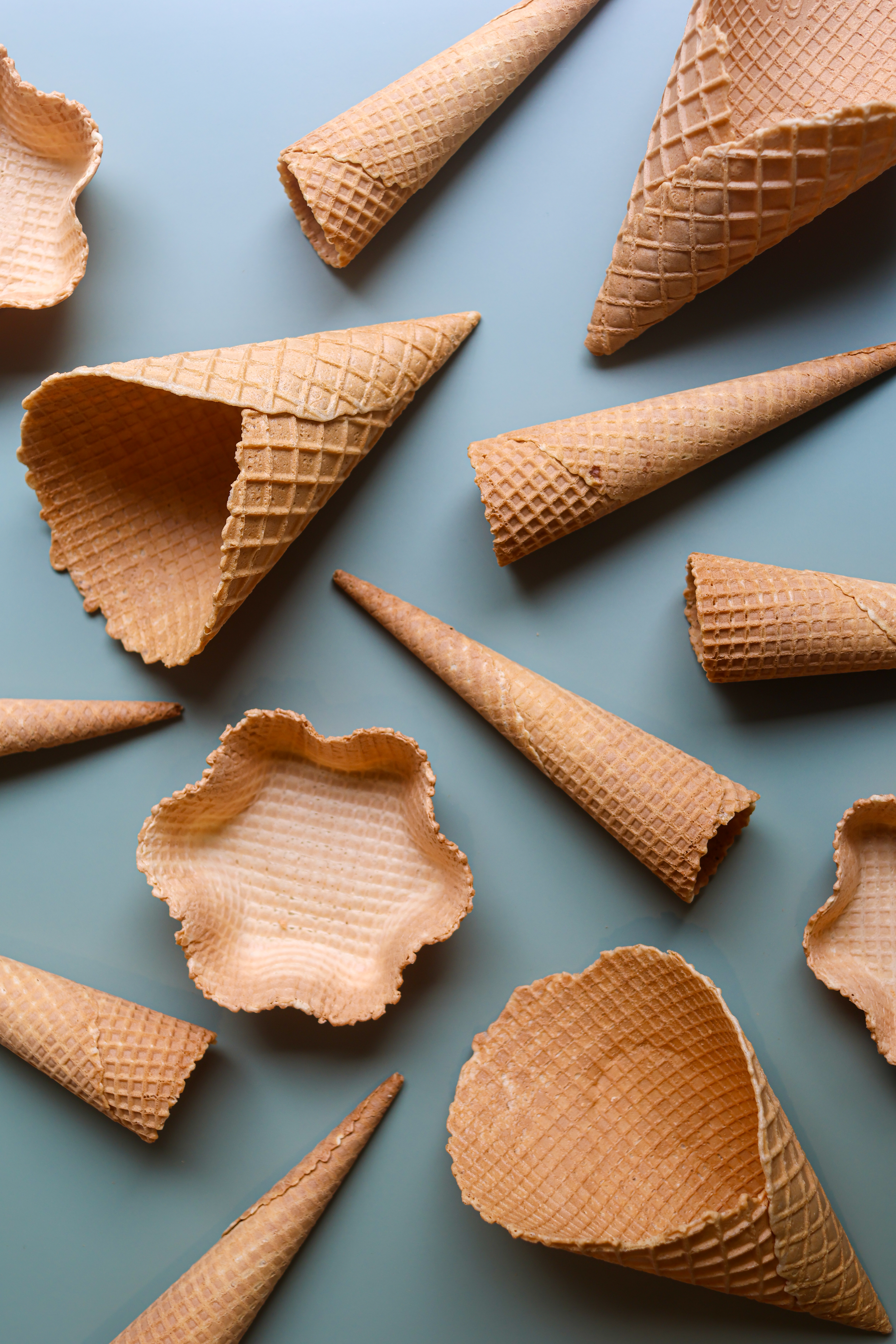 Cornets gaufrés artisanaux — espace presse Glacier Zizi